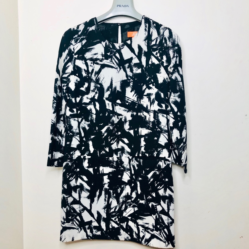 Joe Fresh printed dress black & white tunic sz.0